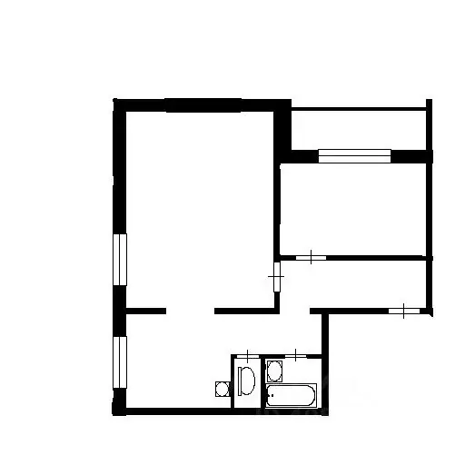 1-к кв. Новосибирская область, Новосибирск ул. Фрунзе, 20 (42.0 м) - Фото 2