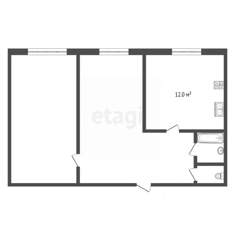 2-к кв. Ставропольский край, Железноводск ул. Косякина (75.0 м) - Фото 1
