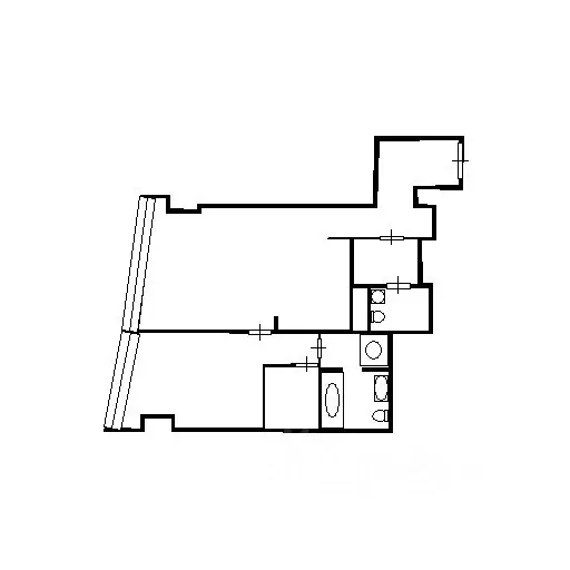 2-к кв. Москва 1-й Красногвардейский проезд, 21с2 (89.0 м) - Фото 2