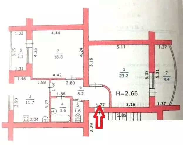 Продаётся 2-к квартира, 73.6 м - Фото 1
