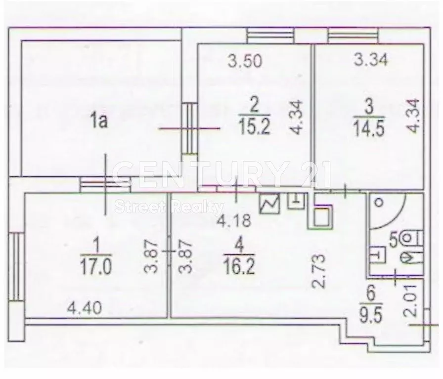 3-к кв. Москва Минская ул., 1ГК1 (100.0 м) - Фото 1