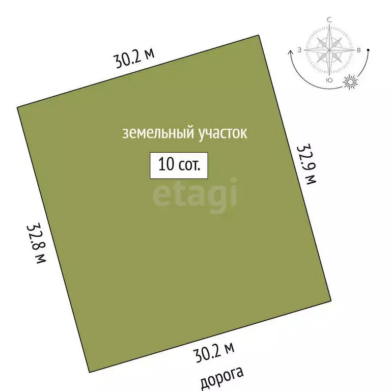 Участок в Тюменский муниципальный округ, ТСН Пятница, Купеческая улица ... - Фото 1