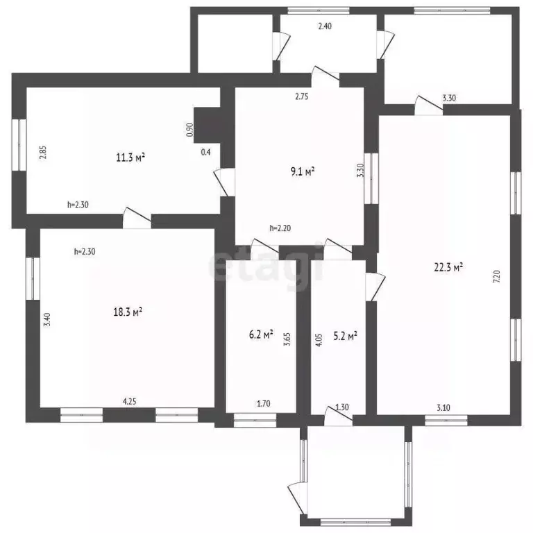 Дом в Мордовия, Рузаевский район, с. Левжа ул. Ленина, 68 (45 м) - Фото 2