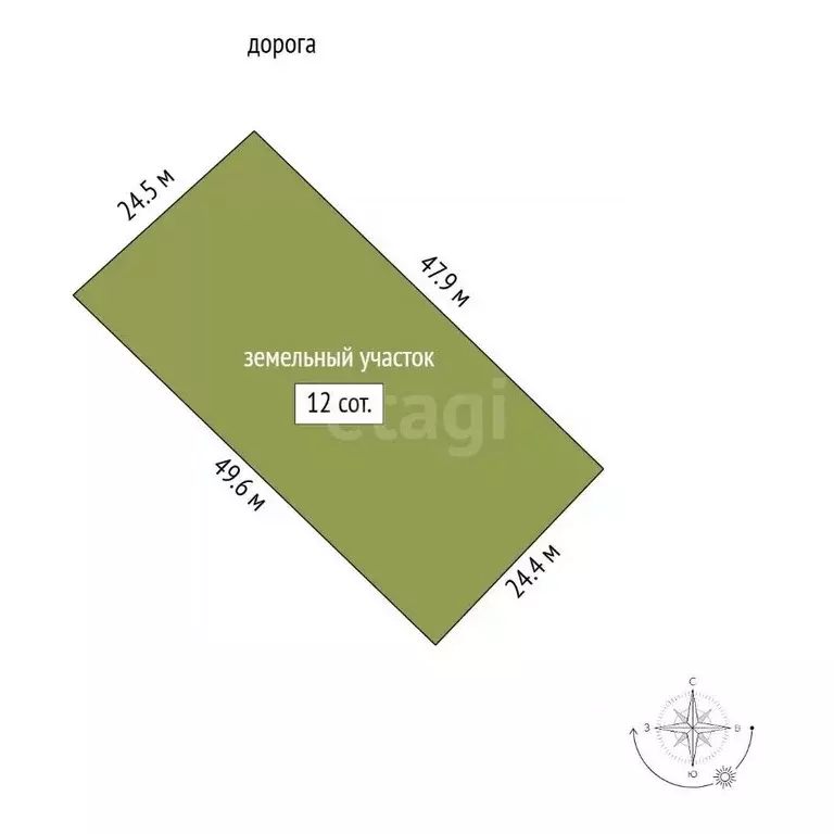 Участок в Забайкальский край, Читинский район, с. Иван-Озеро  (1200.0 ... - Фото 2