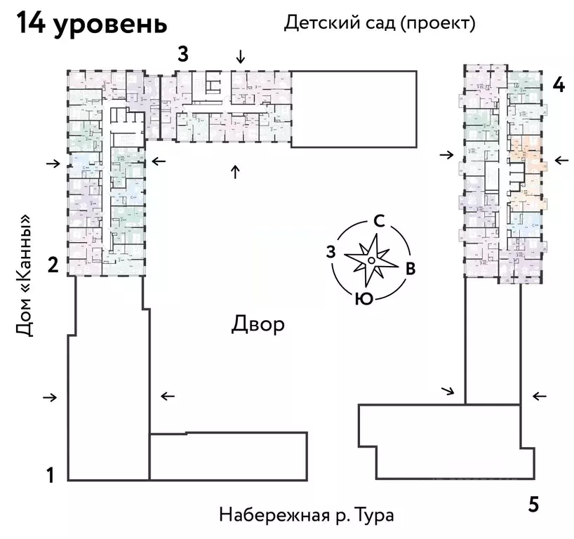 3-к кв. Тюменская область, Тюмень Европейский Берег 2.0 жилой комплекс ... - Фото 1