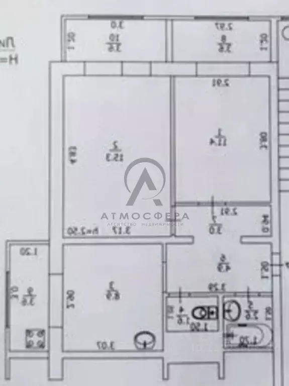 2-к кв. Краснодарский край, Туапсе ул. Калараша (58.2 м) - Фото 2