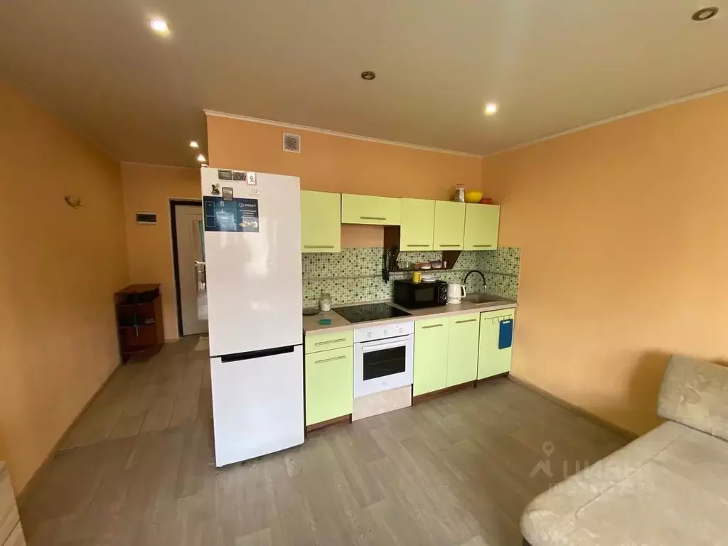 Студия Московская область, Домодедово Южный мкр, ул. Курыжова, 14 ... - Фото 1