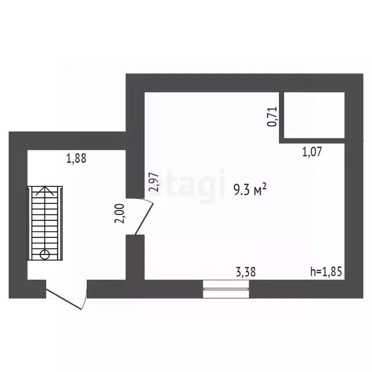 Дом в Кемеровская область, Новокузнецк Курская ул., 1 (85 м) - Фото 1