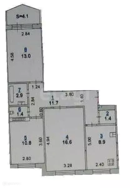 Продаётся 3-к квартира, 68.8 м - Фото 1