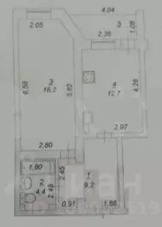 1-к кв. Саратовская область, Энгельс Студенческая ул., 68а (44.5 м) - Фото 1