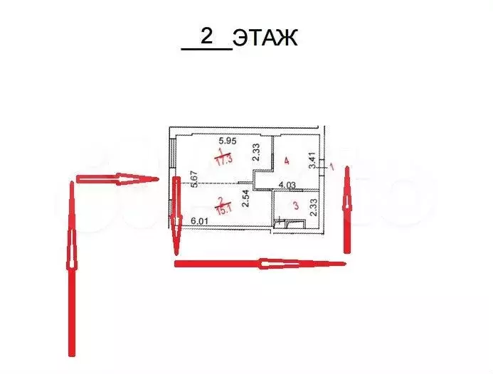 Аукцион: 1-к. квартира, 49,2 м, 2/6 эт. - Фото 0