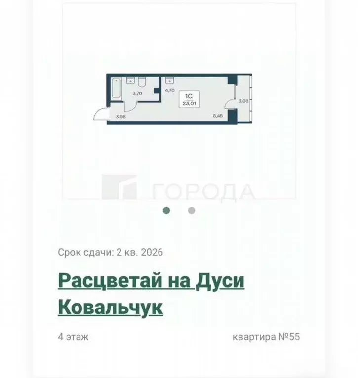 Студия Новосибирская область, Новосибирск ул. Дуси Ковальчук, 385 ... - Фото 1