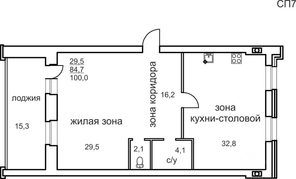 3-к кв. Вологодская область, Череповец 10-й мкр,  (100.0 м) - Фото 0