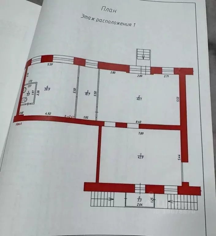 Помещение свободного назначения в Удмуртия, Ижевск Красноармейская ... - Фото 2