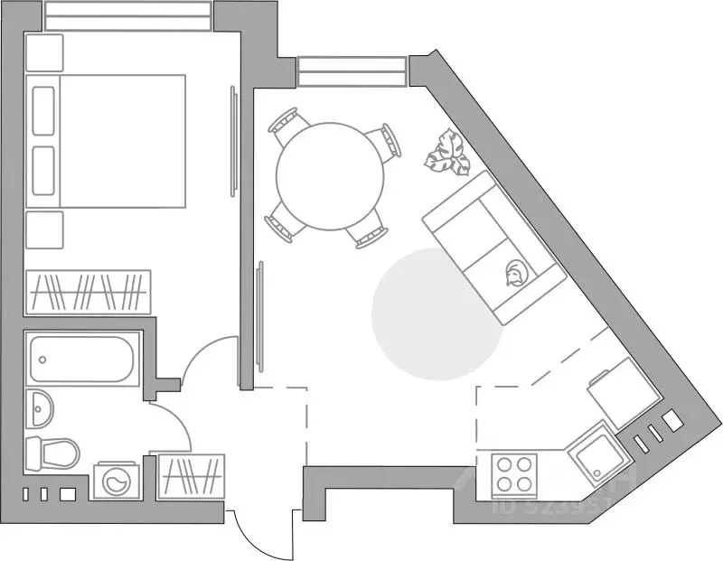 2-к кв. Московская область, Королев Болшево мкр, Полевая ул., 7 (40.4 ... - Фото 1