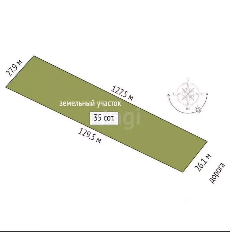 Участок в Тамбовская область, Бондарский муниципальный округ, с. Керша ... - Фото 1