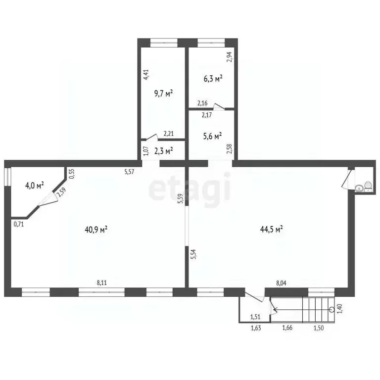 Торговая площадь в Челябинская область, Кыштым ул. В.А. Демина, 2 (117 ... - Фото 2