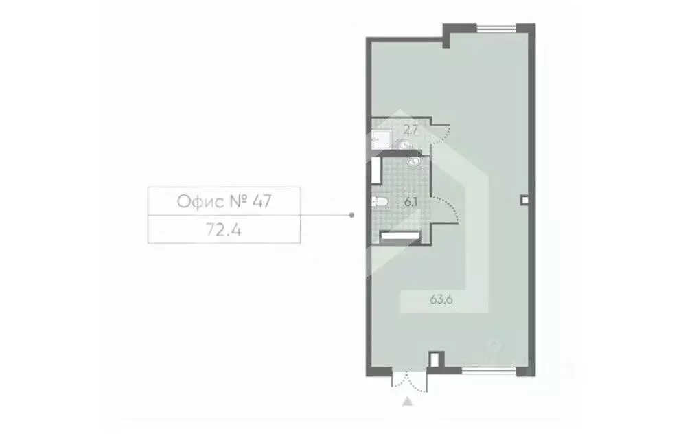 Помещение свободного назначения в Москва Производственная ул., 17 (72 ... - Фото 2