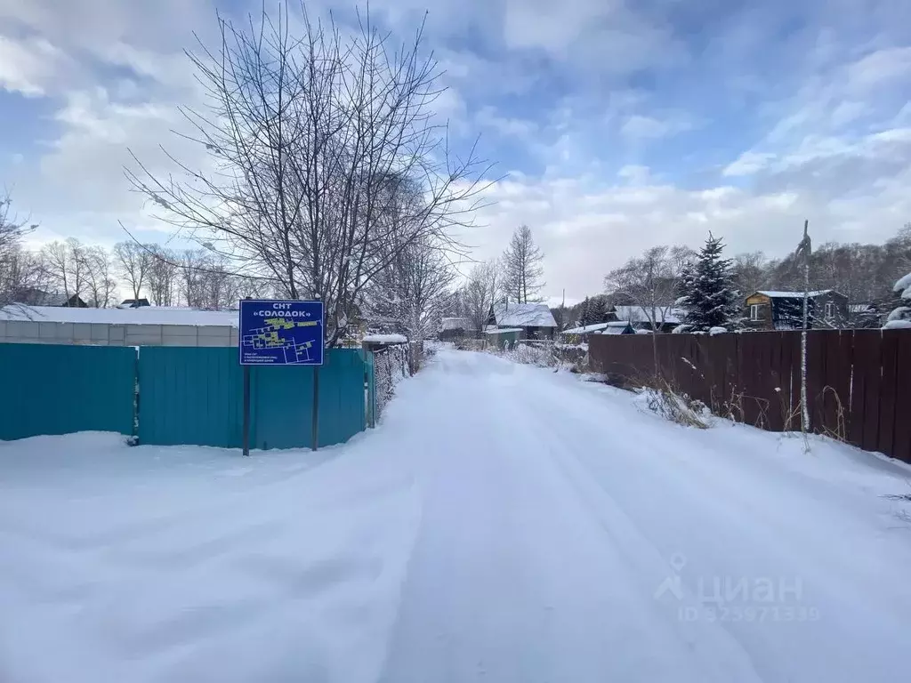 Участок в Камчатский край, Елизовский муниципальный округ, Солодок СНТ ... - Фото 1