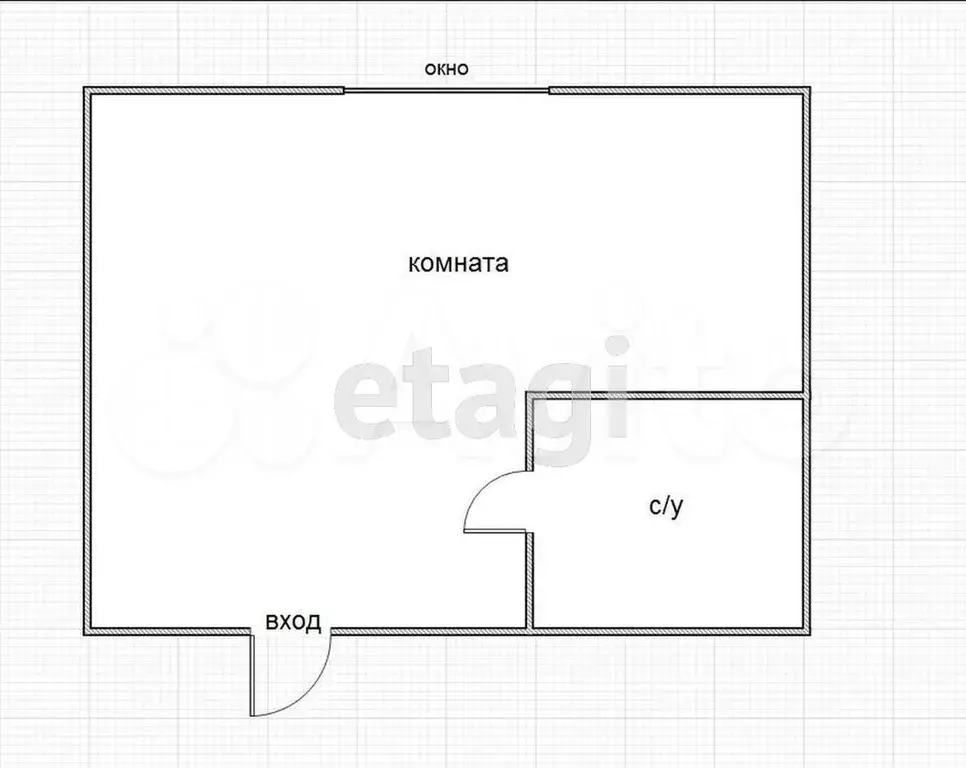 1-к. квартира, 18 м, 2/9 эт. - Фото 0