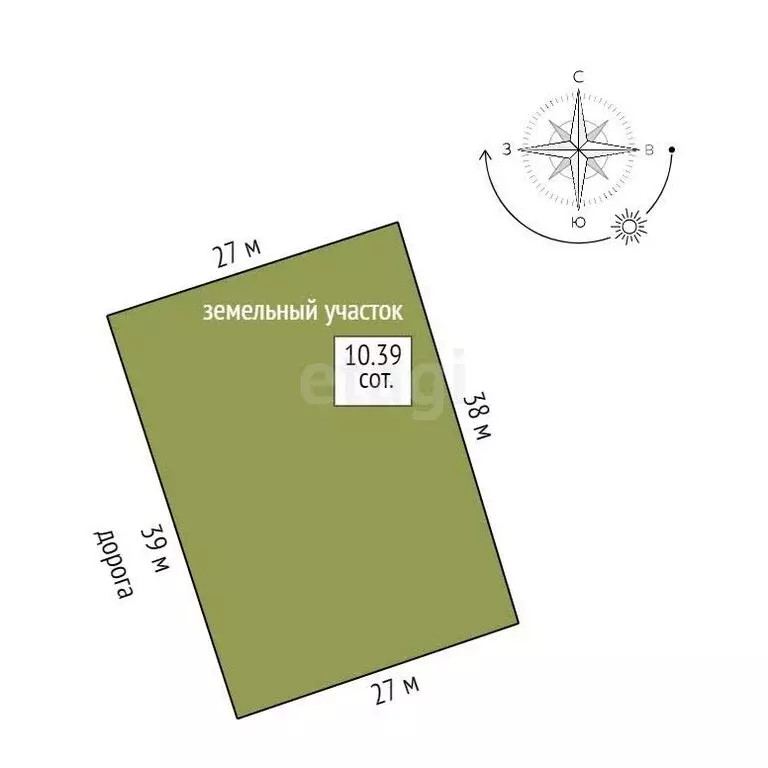 Участок в Яркое Поле, Брянская улица, 18 (10.4 м) - Фото 1