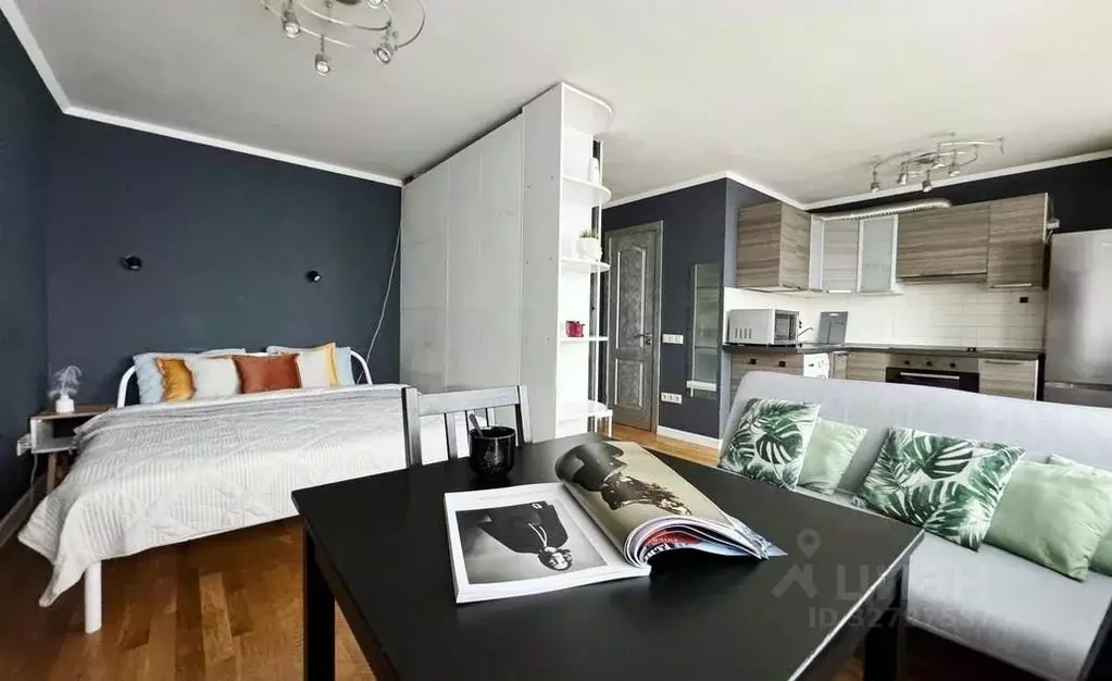 Студия Москва Ленинградский просп., 33А (31.0 м) - Фото 1