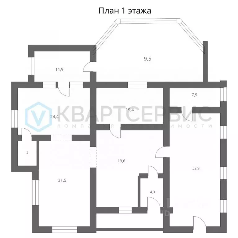 Коттедж в Омская область, Омск Широкая ул. (368 м) - Фото 1