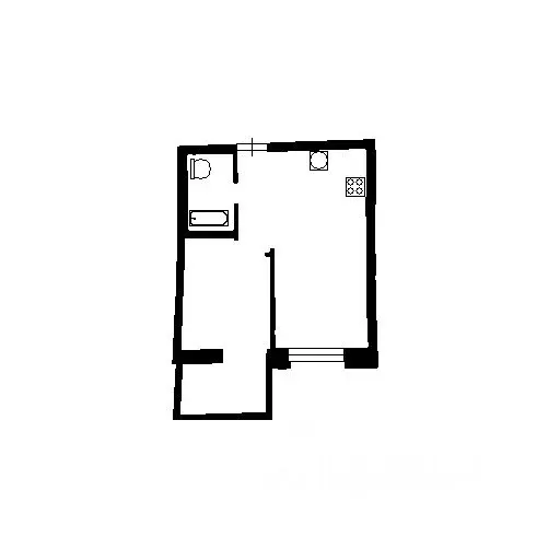 1-к кв. Новосибирская область, Новосибирск ул. Доватора, 19/2 (32.0 м) - Фото 1