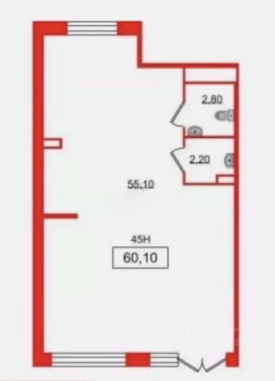Помещение свободного назначения в Санкт-Петербург просп. Ветеранов, ... - Фото 1