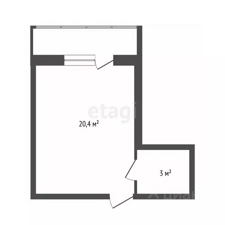 Студия Краснодарский край, Новороссийск Цемдолина тер., ул. Ф.Я. ... - Фото 2