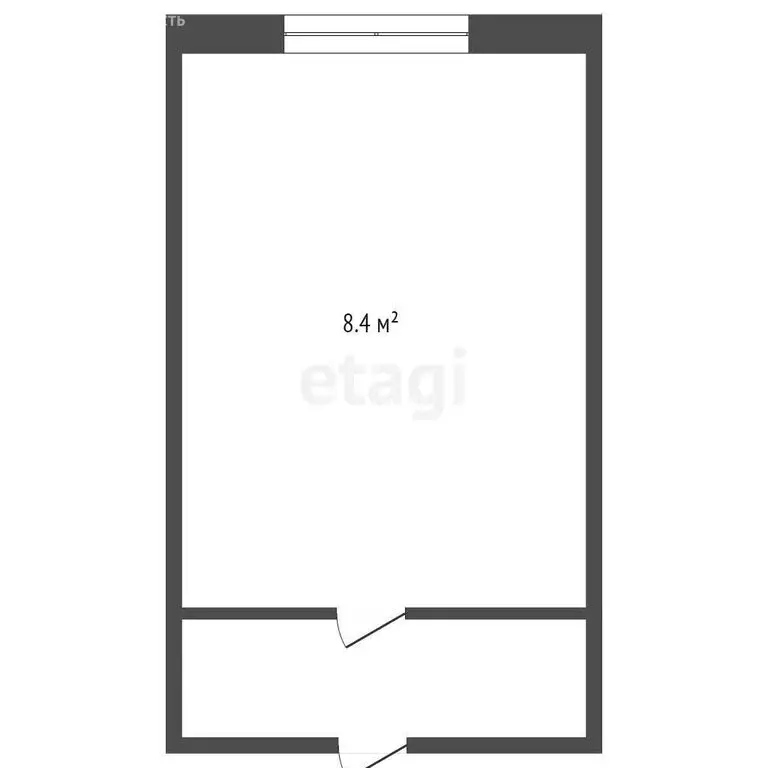 1к в 5-комнатной квартире (8.4 м) - Фото 0