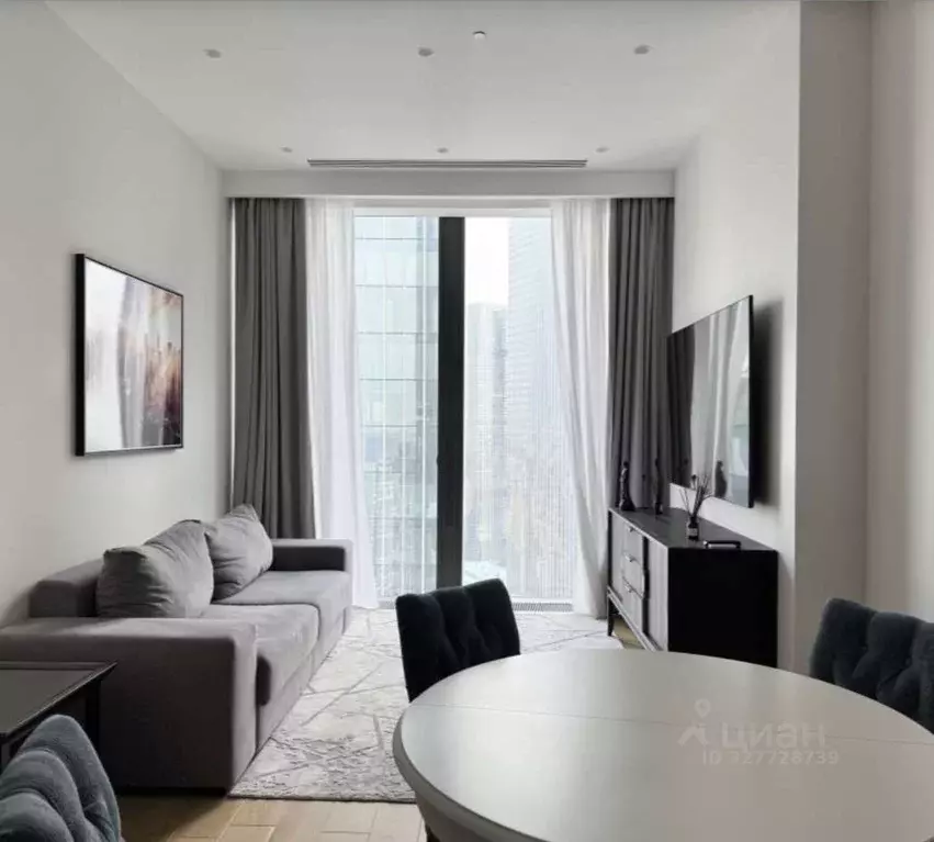 2-к кв. Москва 1-й Красногвардейский проезд, 22с1 (67.2 м) - Фото 1