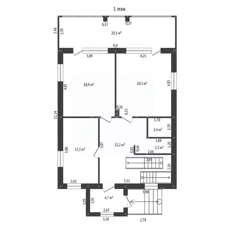 Дом в Башкортостан, Уфимский район, д. Юматово Весенняя ул., 58 (197 ... - Фото 2