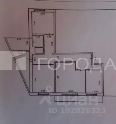 3-к кв. Томская область, Томск пос. Светлый, 15 (67.7 м) - Фото 2