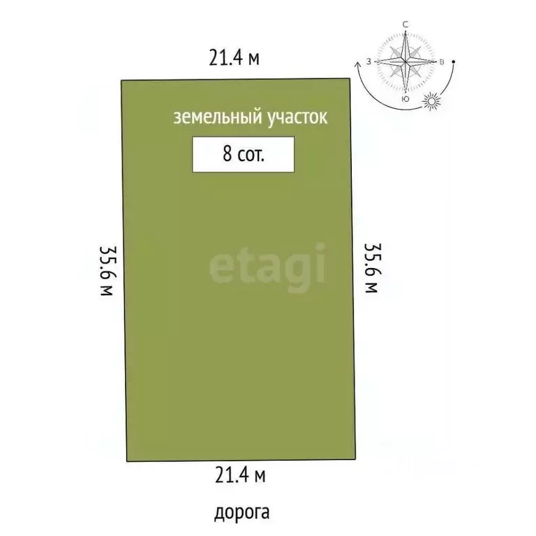 Участок в Крым, Симферопольский район, с. Мирное ул. Прохладная (8.0 ... - Фото 1