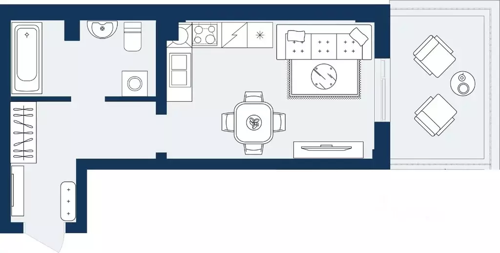 Студия Дагестан, Махачкала Ипподром мкр,  (31.34 м) - Фото 1