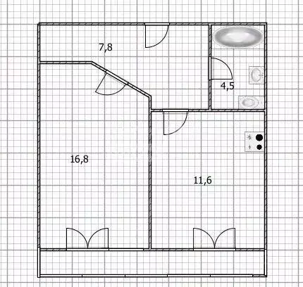 1-к кв. Ульяновская область, Ульяновск ул. Терешковой, 6Б (40.7 м) - Фото 2