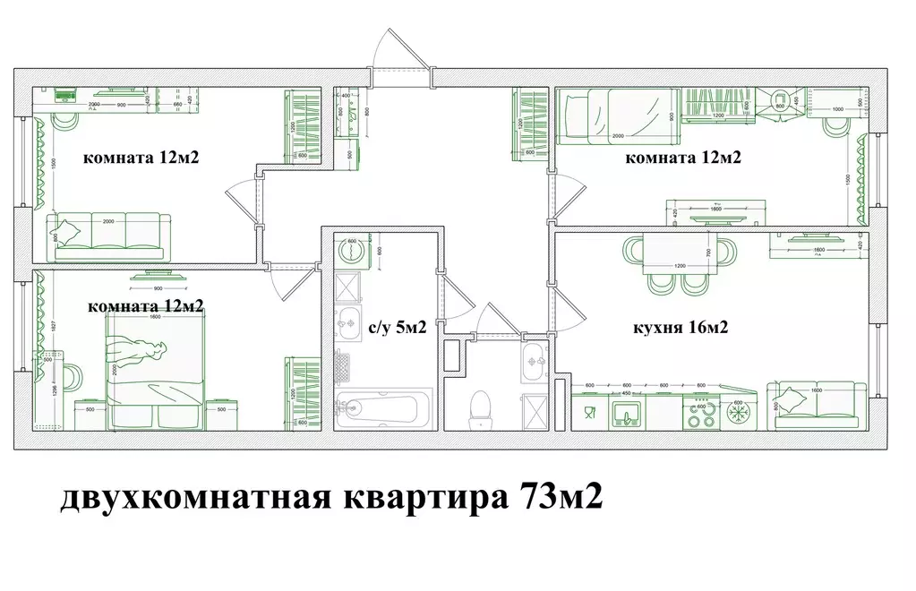 Продаётся 3-к квартира, 72.1 м - Фото 0