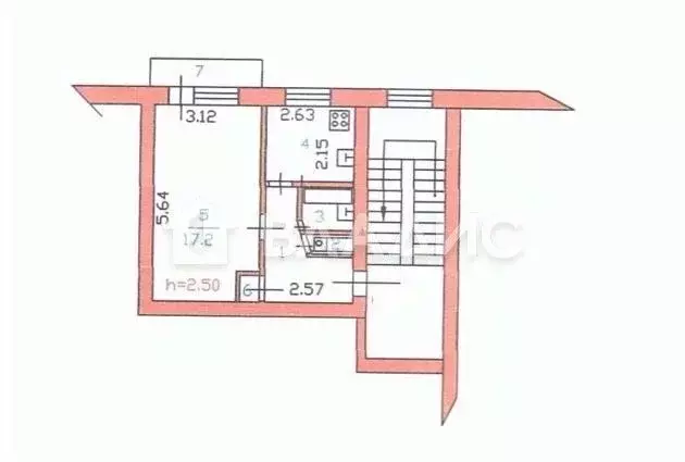 1-к кв. Пензенская область, Пенза Коммунистическая ул., 11 (31.3 м) - Фото 2