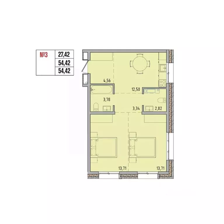 2-к кв. Иркутская область, Иркутский муниципальный округ, Маркова рп, ... - Фото 1