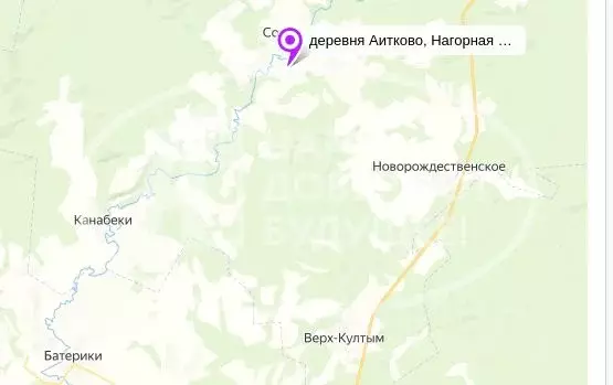 Дом в Пермский край, Лысьвенский городской округ, д. Аитково ул. ... - Фото 0