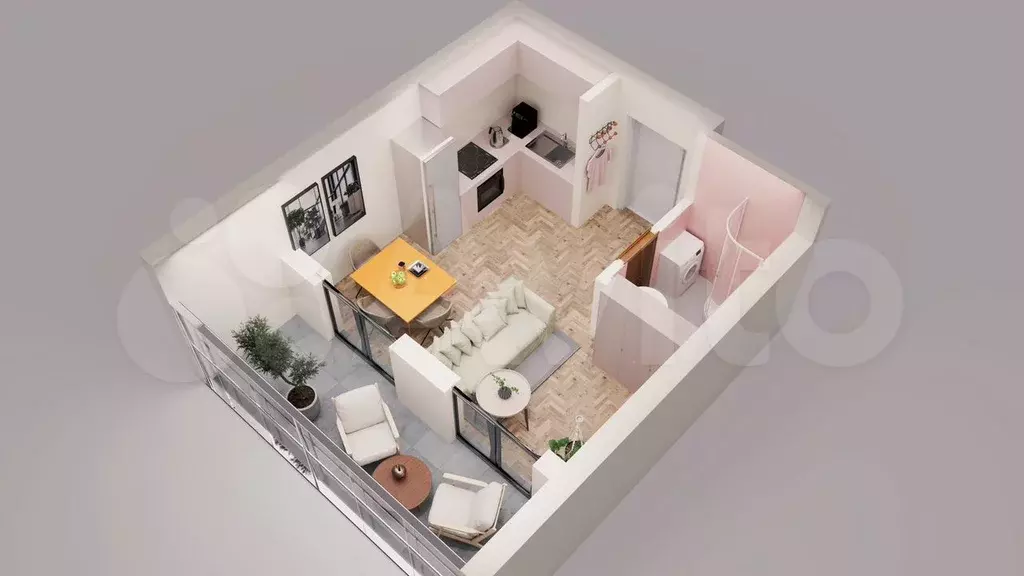 Квартира-студия, 23,1 м, 9/24 эт. - Фото 0