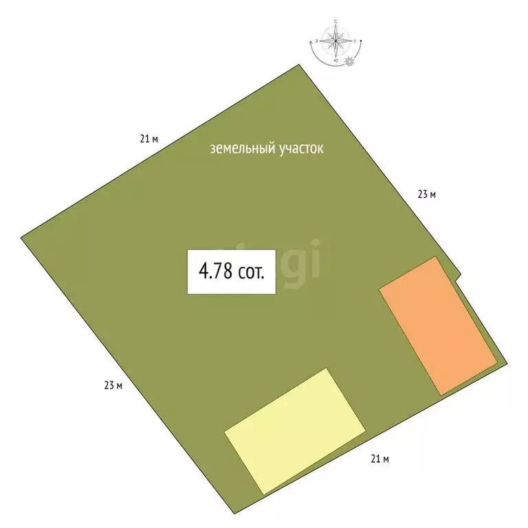 Дом в Барышевский сельсовет, садовое товарищество Строитель (27 м) - Фото 1