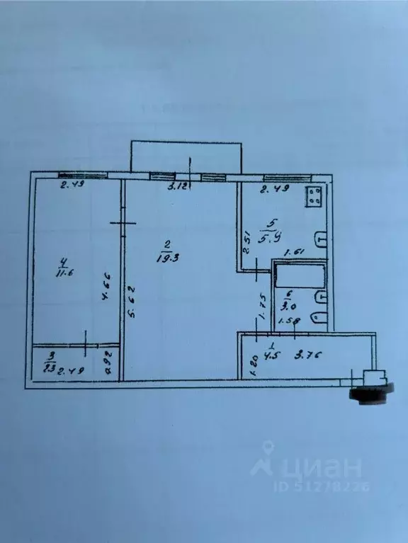 2-к кв. Кировская область, Киров ул. Ленина, 20А (46.6 м) - Фото 0