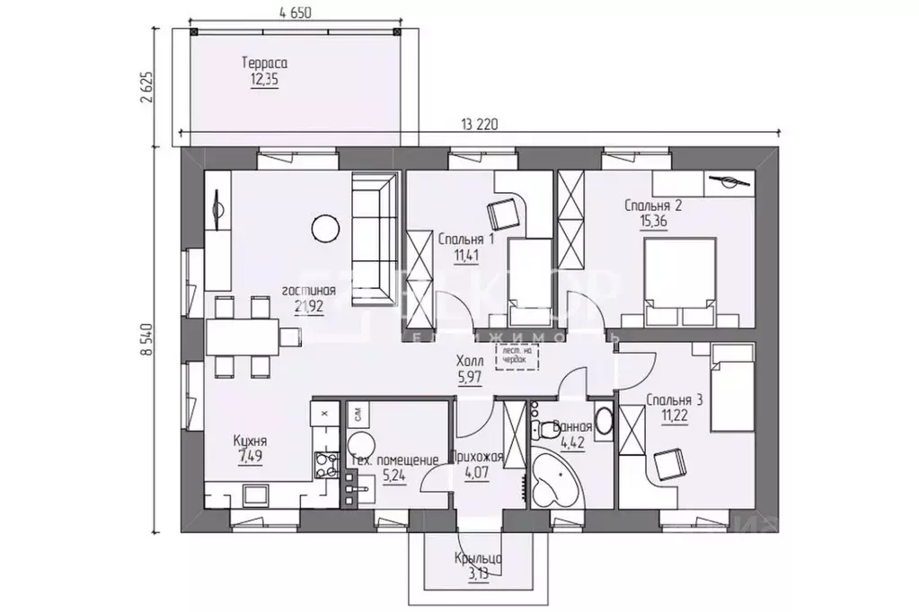 Дом в Ивановская область, Кохма ул. Кирпичная, 6 (57 м) - Фото 1