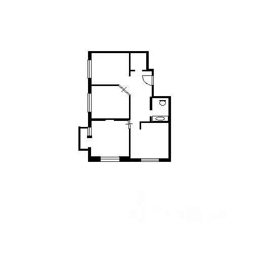 3-к кв. Москва ул. Поляны, 5Ак1 (79.0 м) - Фото 2