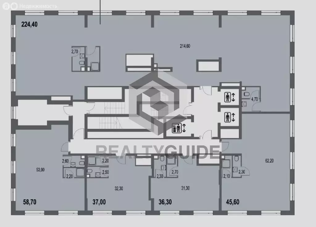 Офис (224.4 м) - Фото 1