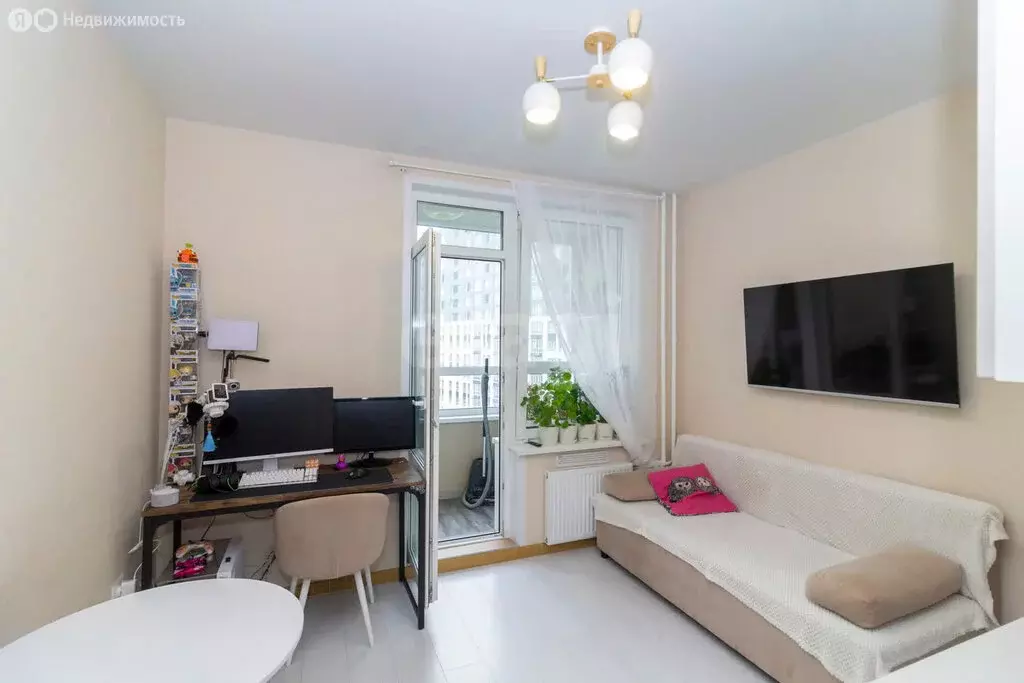 Квартира-студия: Дударева, улица Сергея Джанбровского, 5 (18.8 м) - Фото 2