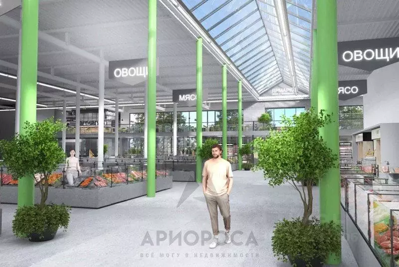 Торговая площадь в Волгоградская область, Волгоград ул. Академика ... - Фото 2