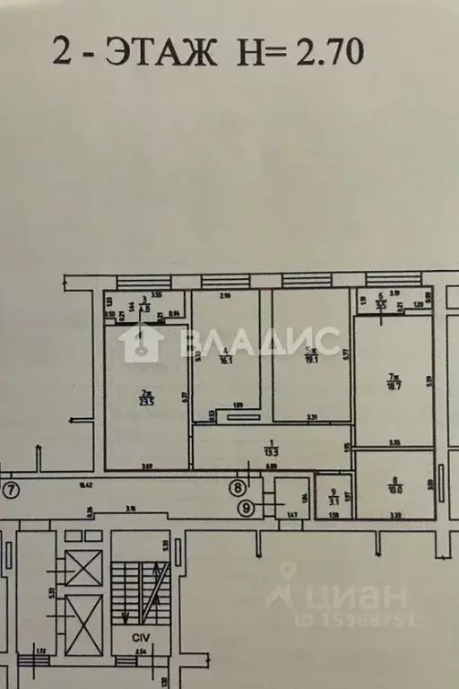 3-к кв. Калининградская область, Калининград Красная ул., 139Б (112.1 ... - Фото 2